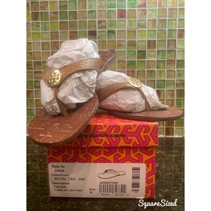 Tory Burch Thora Sandals - Royal Tan